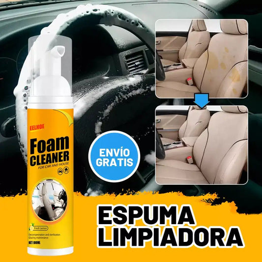 FOAM CLEANER® Elimina Manchas Difíciles en Segundos con la Potencia de Nuestra Espuma Limpiadora